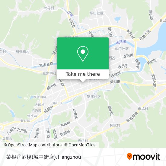 菜根香酒楼(城中街店) map
