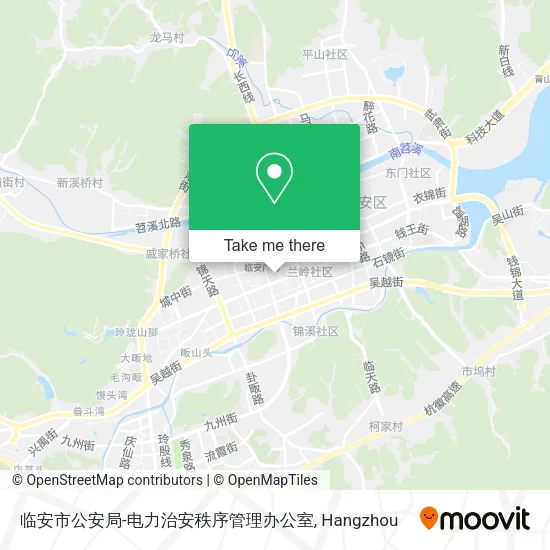 临安市公安局-电力治安秩序管理办公室 map