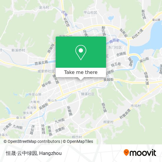 恒晟·云中绿园 map