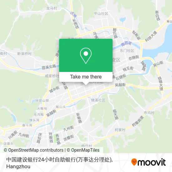 中国建设银行24小时自助银行(万事达分理处) map