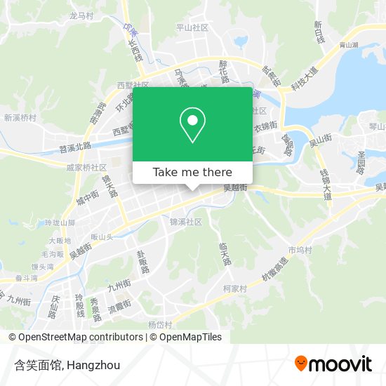 含笑面馆 map