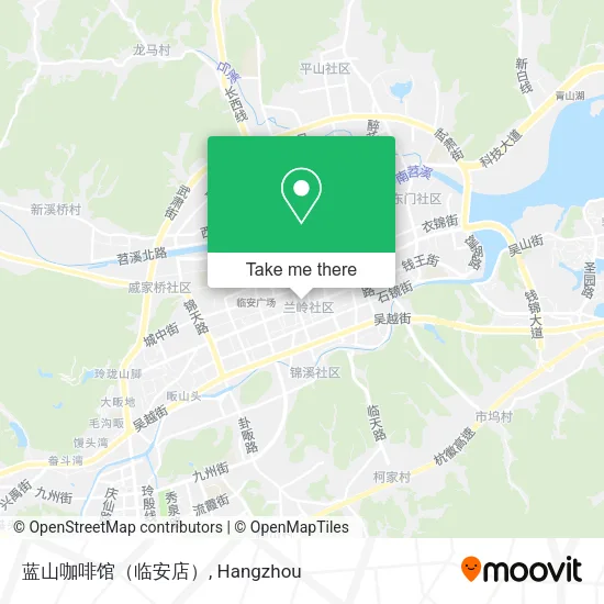 蓝山咖啡馆（临安店） map