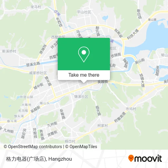 格力电器(广场店) map