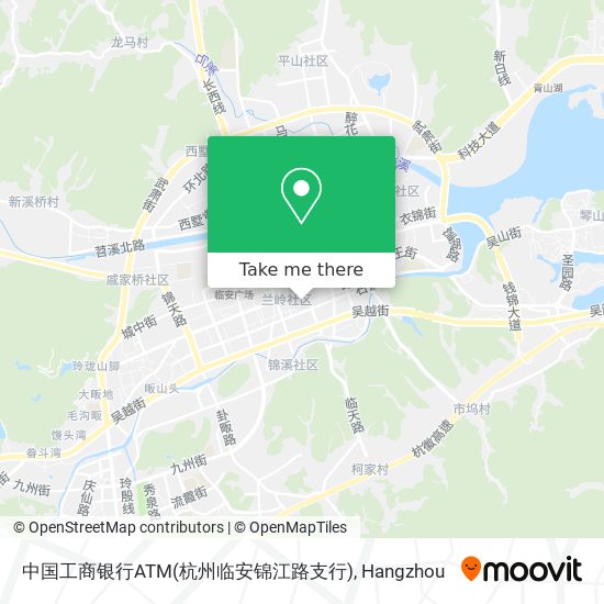 中国工商银行ATM(杭州临安锦江路支行) map