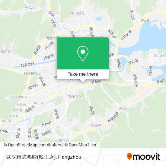 武汉精武鸭脖(钱王店) map