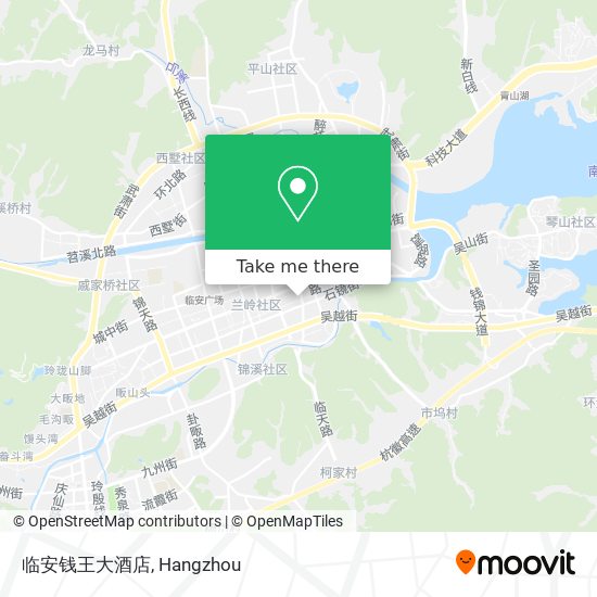 临安钱王大酒店 map