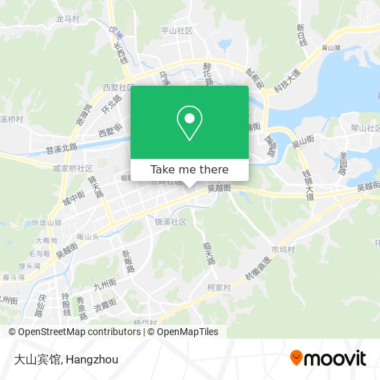 大山宾馆 map