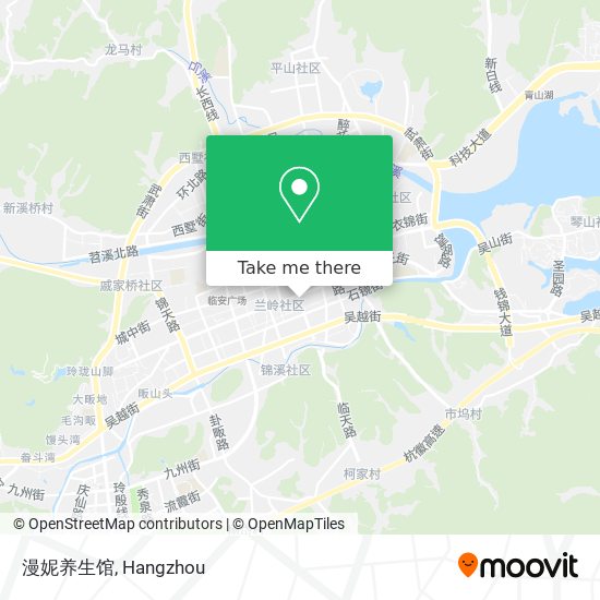 漫妮养生馆 map