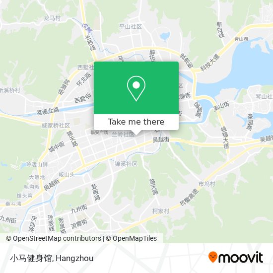 小马健身馆 map