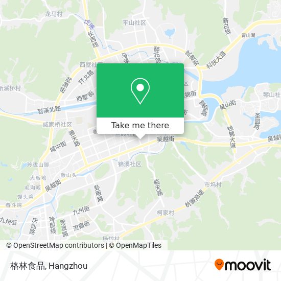 格林食品 map