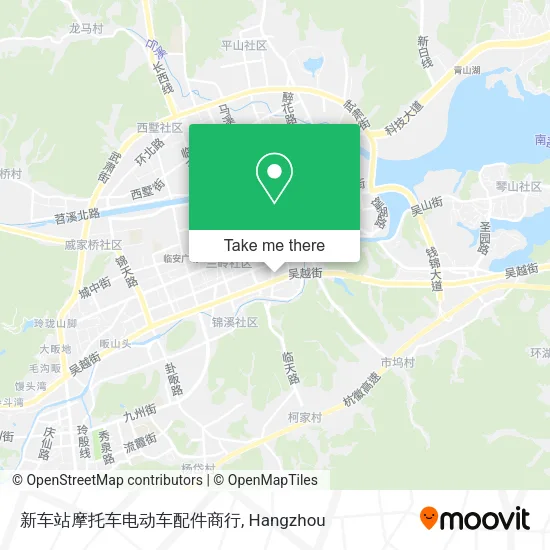 新车站摩托车电动车配件商行 map