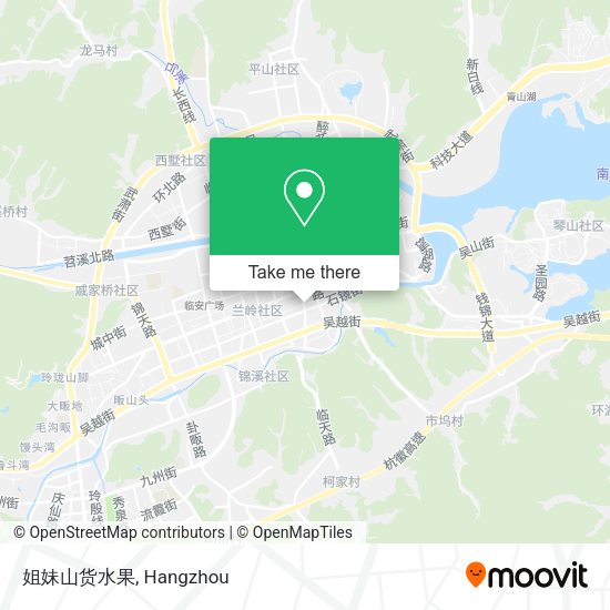 姐妹山货水果 map