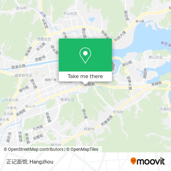 正记面馆 map