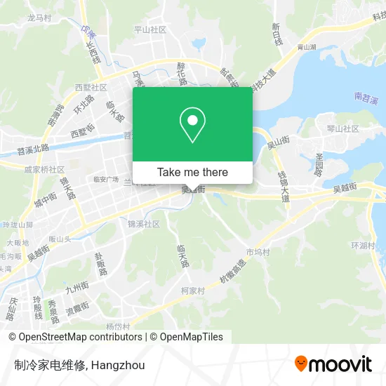 制冷家电维修 map