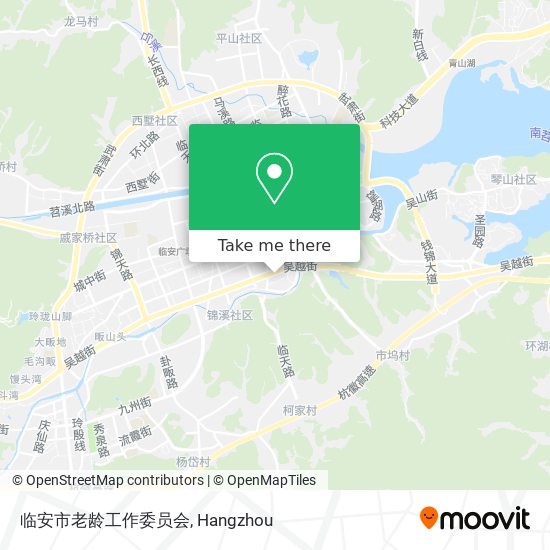 临安市老龄工作委员会 map