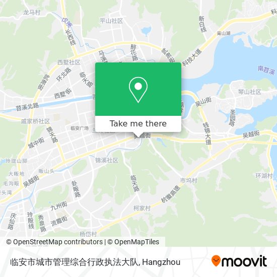 临安市城市管理综合行政执法大队 map