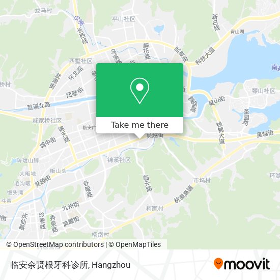 临安余贤根牙科诊所 map