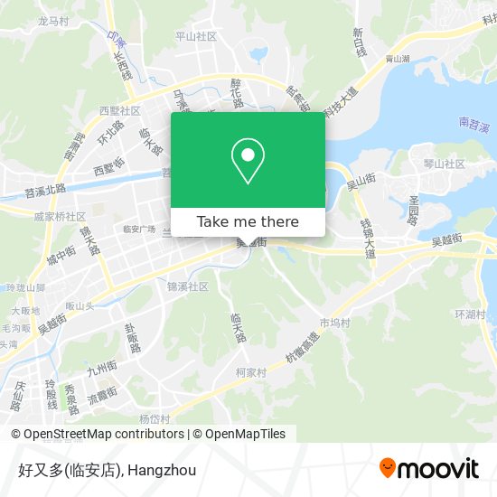 好又多(临安店) map