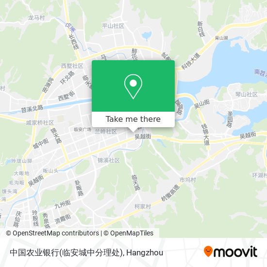 中国农业银行(临安城中分理处) map