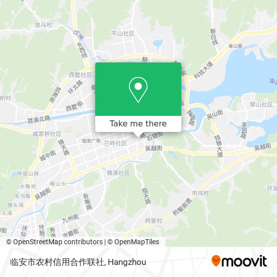 临安市农村信用合作联社 map