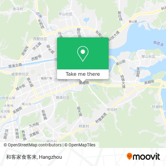 和客家食客来 map
