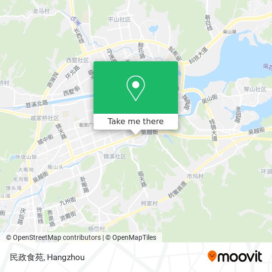 民政食苑 map