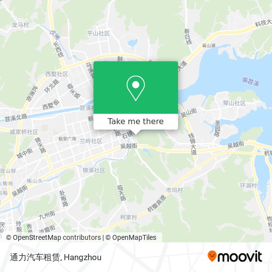 通力汽车租赁 map