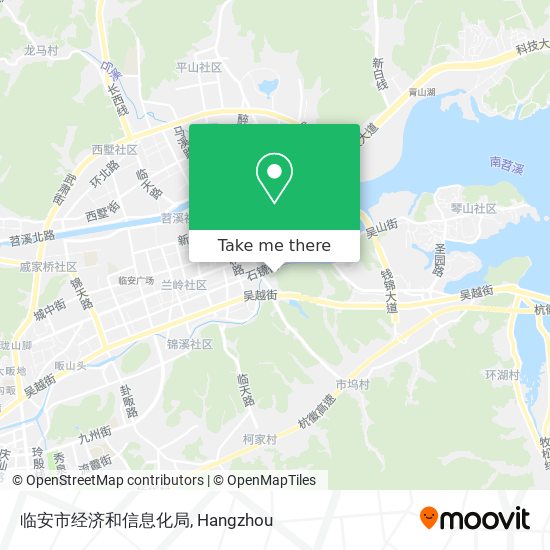 临安市经济和信息化局 map