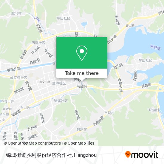 锦城街道胜利股份经济合作社 map