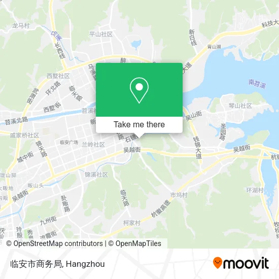 临安市商务局 map