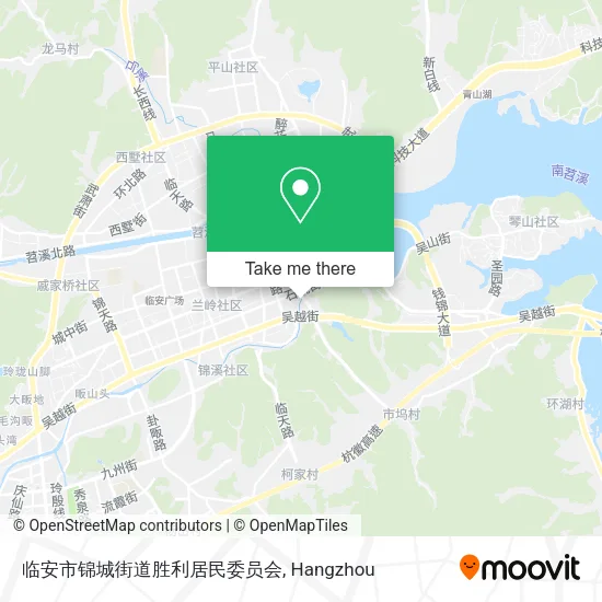 临安市锦城街道胜利居民委员会 map