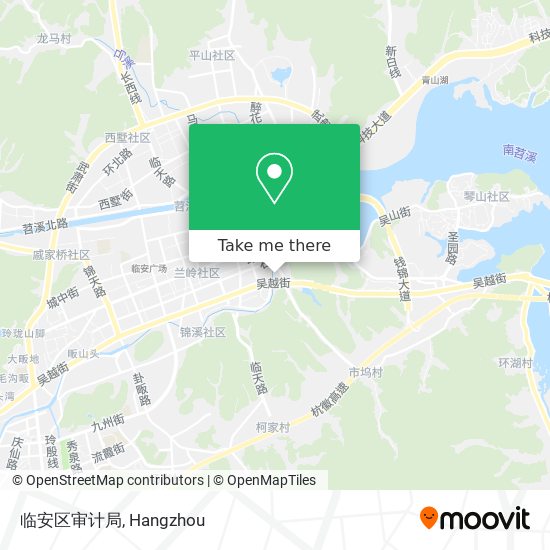 临安区审计局 map