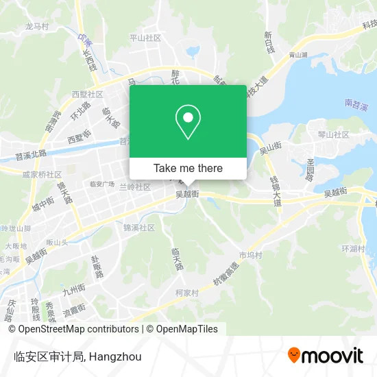 临安区审计局 map