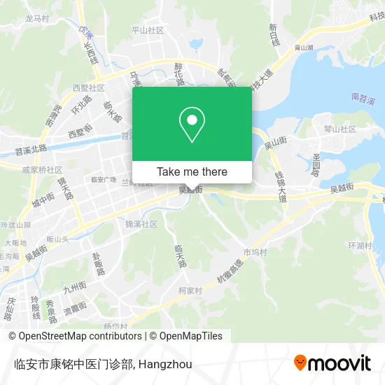 临安市康铭中医门诊部 map