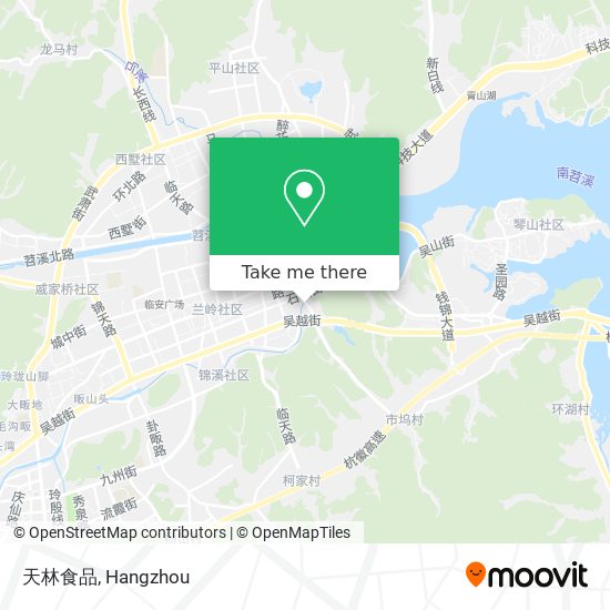 天林食品 map