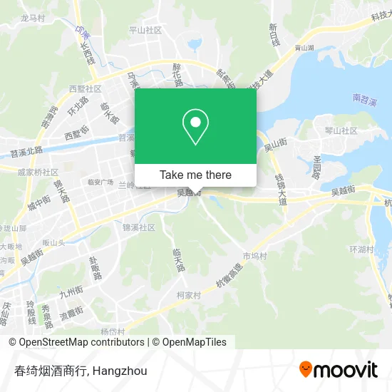 春绮烟酒商行 map