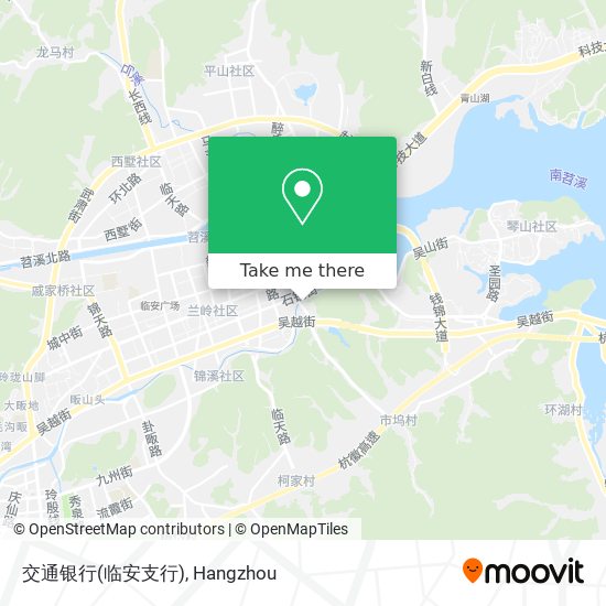 交通银行(临安支行) map