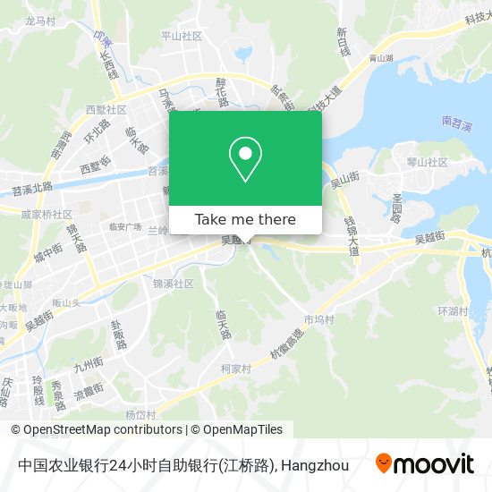 中国农业银行24小时自助银行(江桥路) map