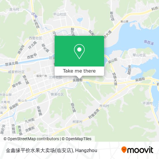 金鑫缘平价水果大卖场(临安店) map
