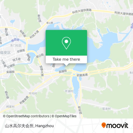 山水高尔夫会所 map