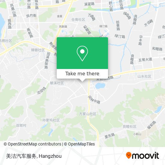 美洁汽车服务 map