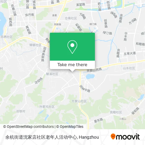 余杭街道沈家店社区老年人活动中心 map