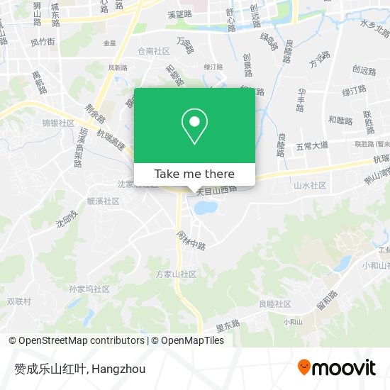 赞成乐山红叶 map