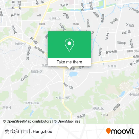 赞成乐山红叶 map