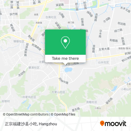 正宗福建沙县小吃 map