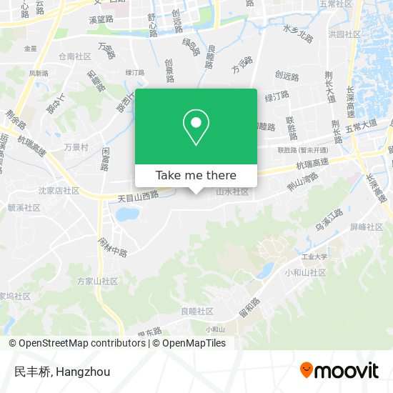民丰桥 map