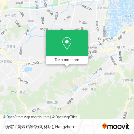 杨铭宇黄焖鸡米饭(闲林店) map