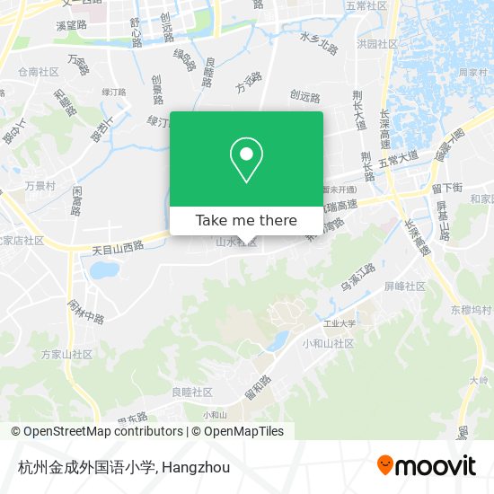 杭州金成外国语小学 map