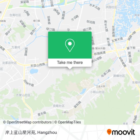 岸上蓝山星河苑 map