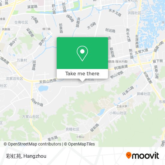 彩虹苑 map